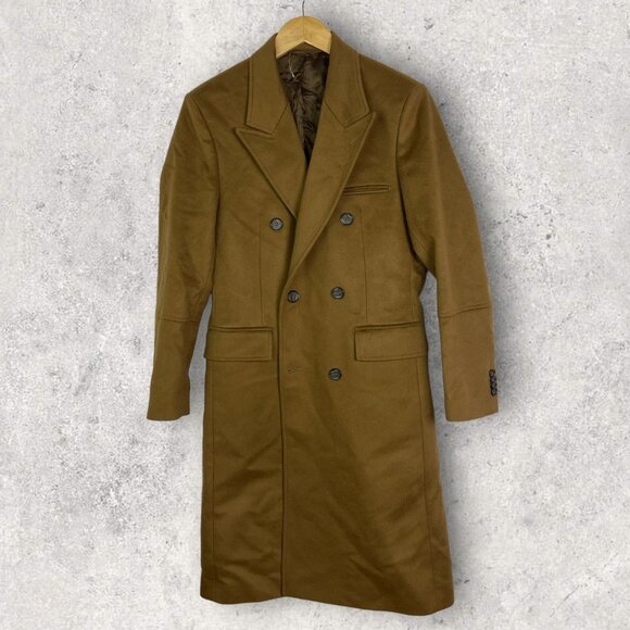 NEW Tiger of Sweden Anson Wool Cashmere Long Coat Double Breasted‎ Size XS or 44 - Picture 6 of 12